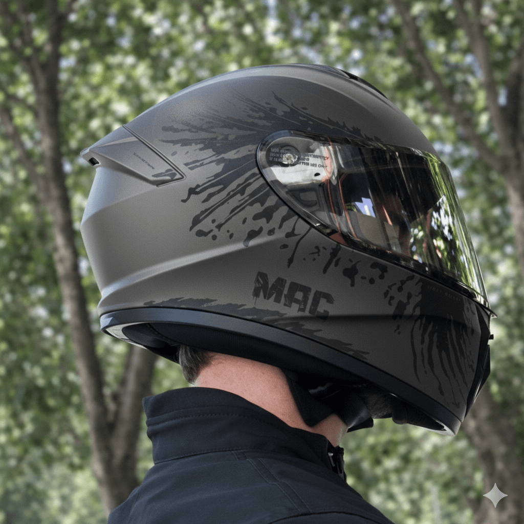 Casco MAC 801 Starter Fenix Negro / Mate